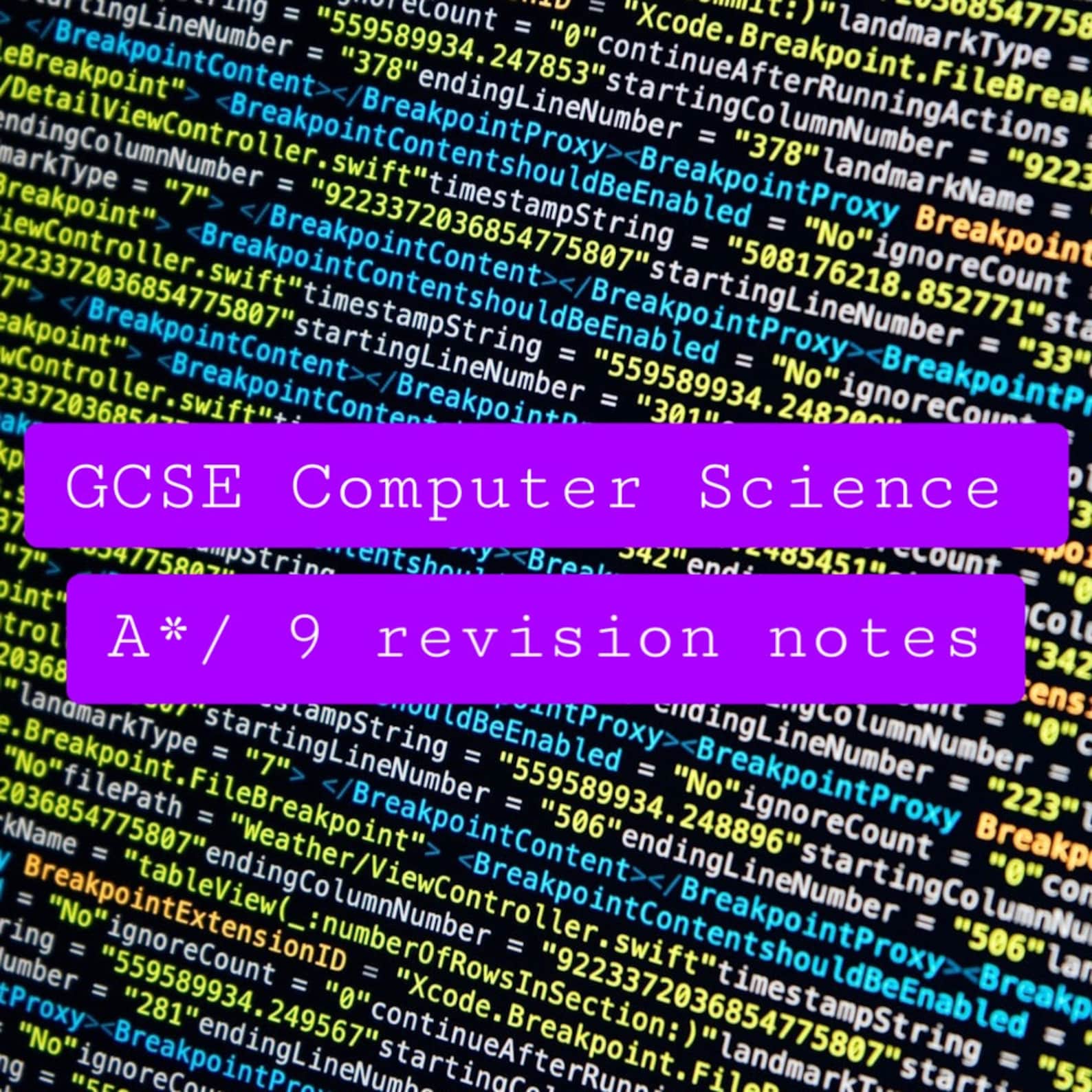GCSE Computer Science Revision Notes Guide Written by a Grade Etsy