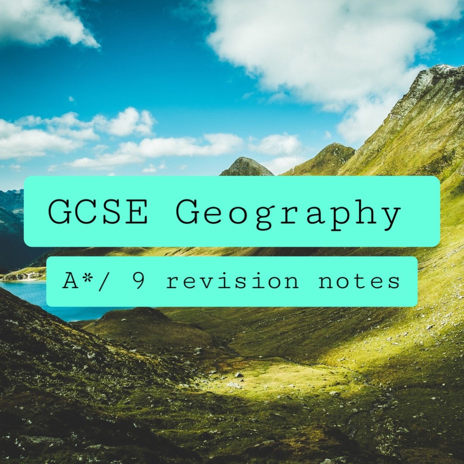 GCSE Geography Revision Notes Guide Written by a Grade 9 Student 91 Etsy
