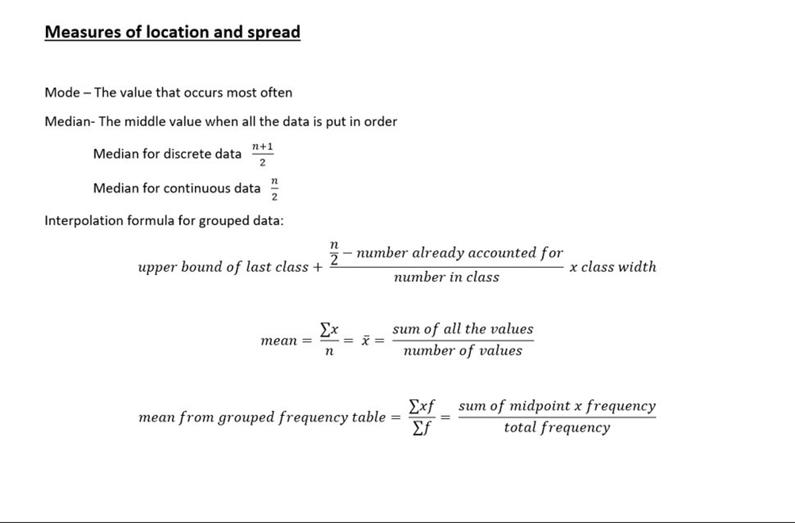 A Level Maths Revision Notes Guide Written by an A* Student (EDEXCEL ...