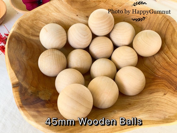 Wooden 2024 balls craft