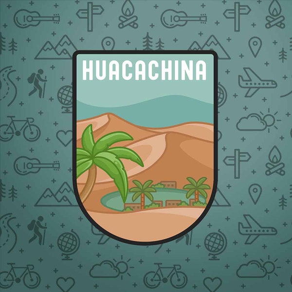 Huacachina - Peru Travel Sticker