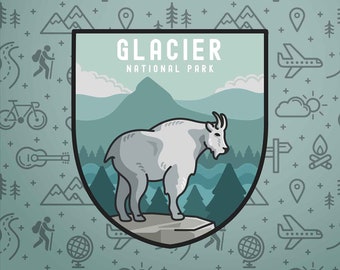 Glacier National Park Sticker