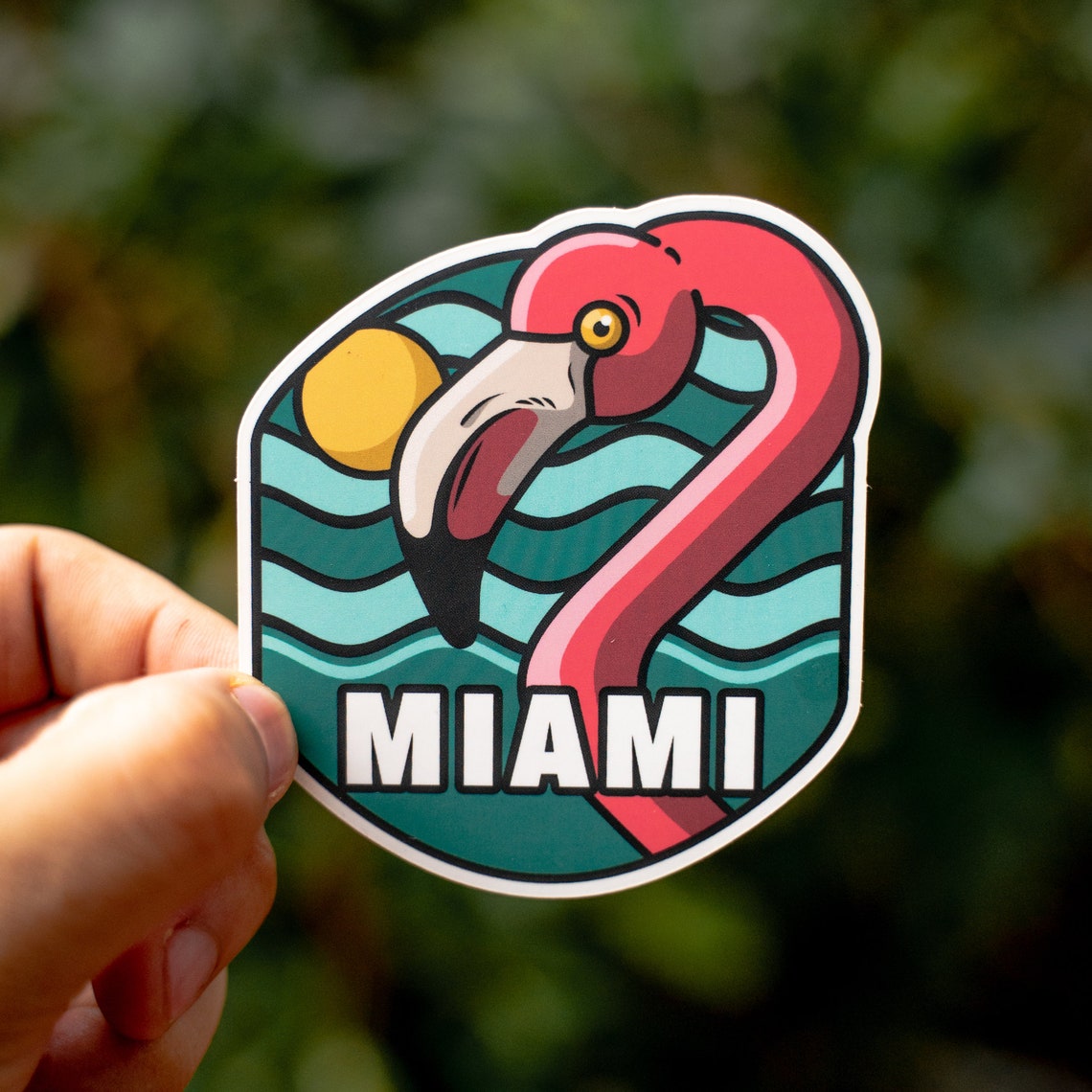 Miami Stickers Miami Florida Sticker Etsy