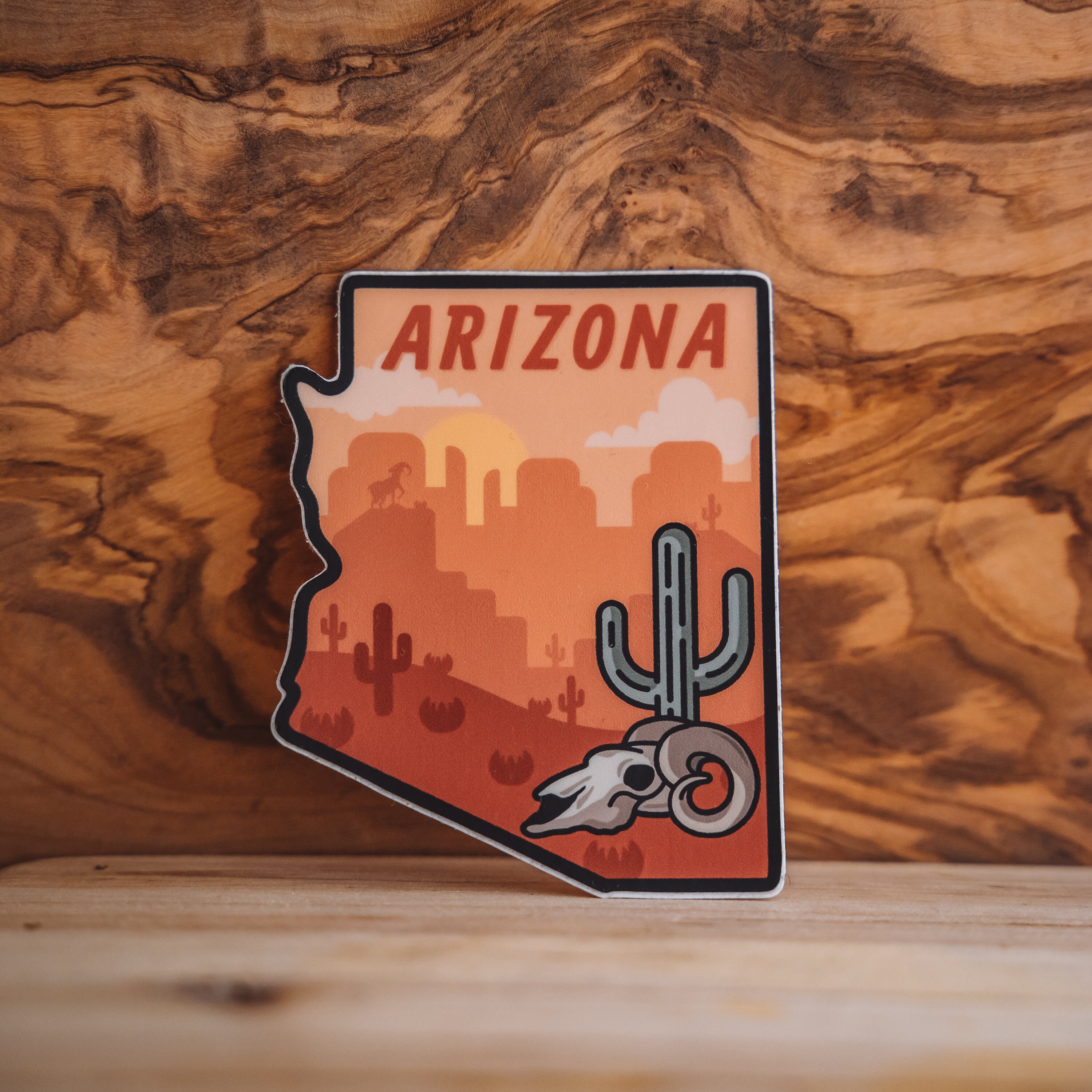 Arizona Sticker Arizona travel sticker US State Sticker | Etsy