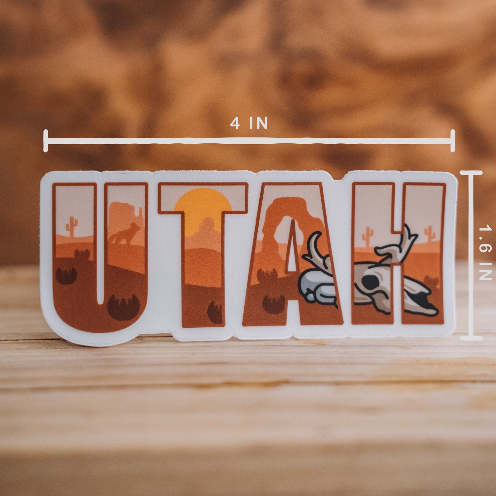 Utah Sticker Pack Utah Decal Utah Sticker Set Utah Etsy