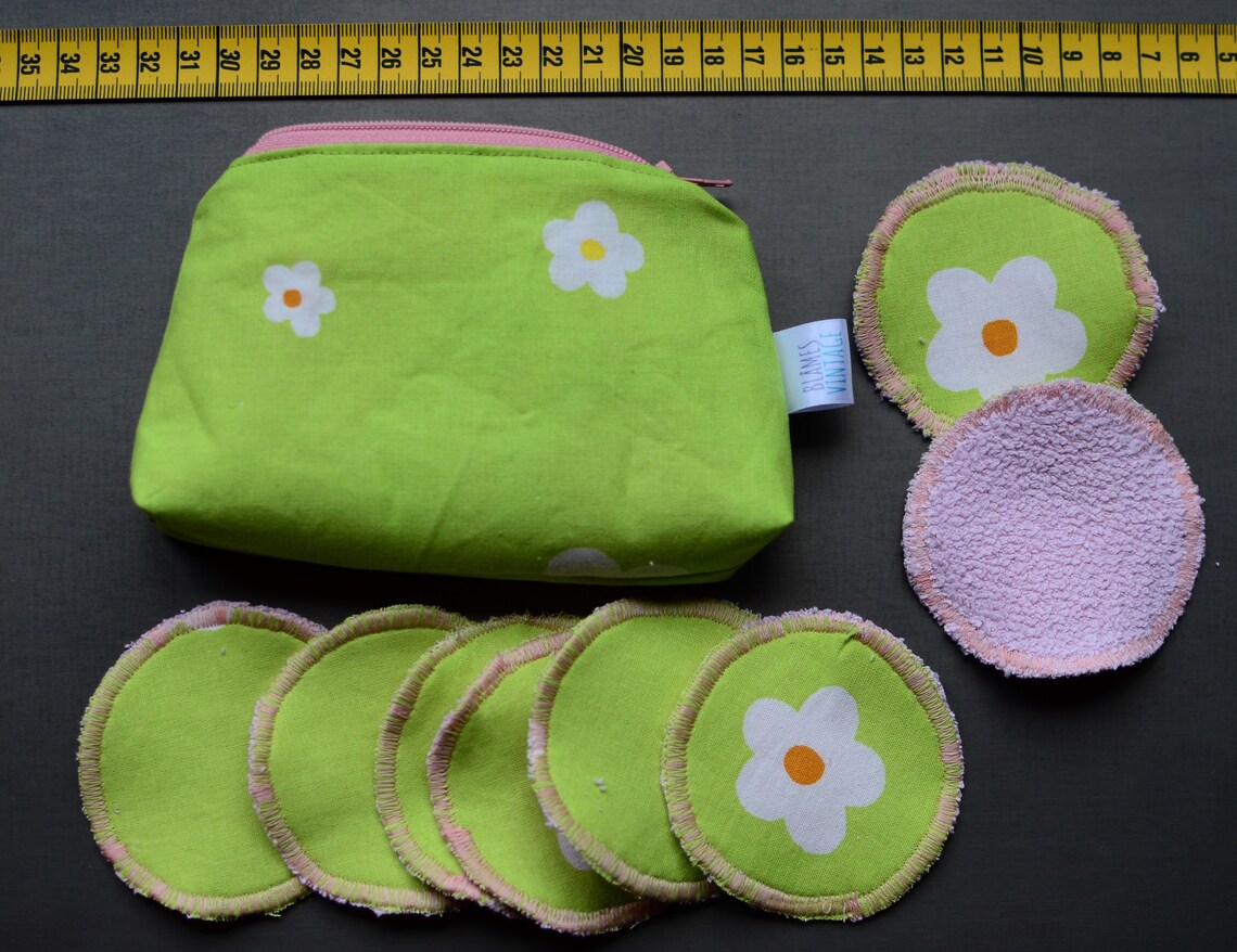 White - Handmade Cotton Toiletry Bags (Set of 3) 01 main image 1