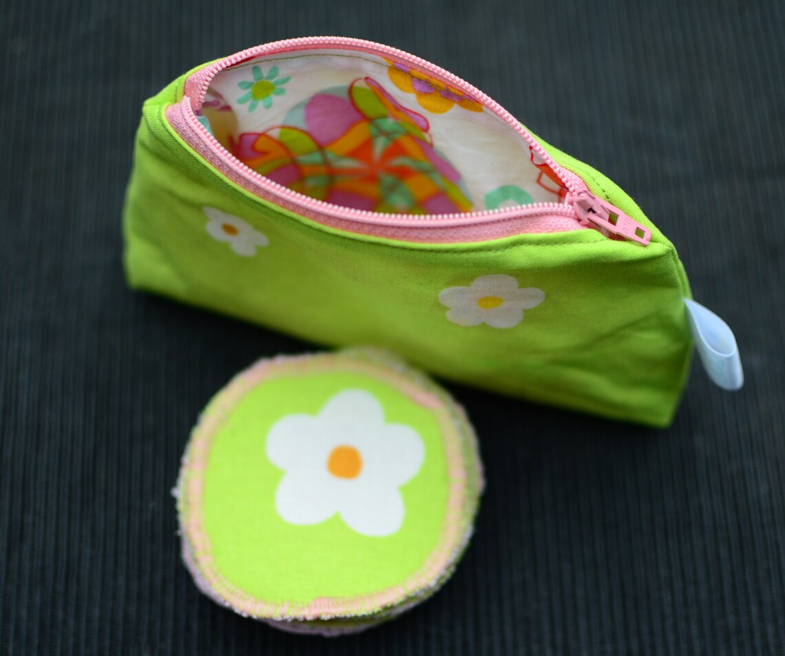 Cotton Toiletry Bag With Reusable Washable Sustainable Cotton Etsy