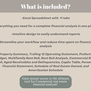 Real Estate Financial Model | Multifamily & Commercial Analysis (excel ...
