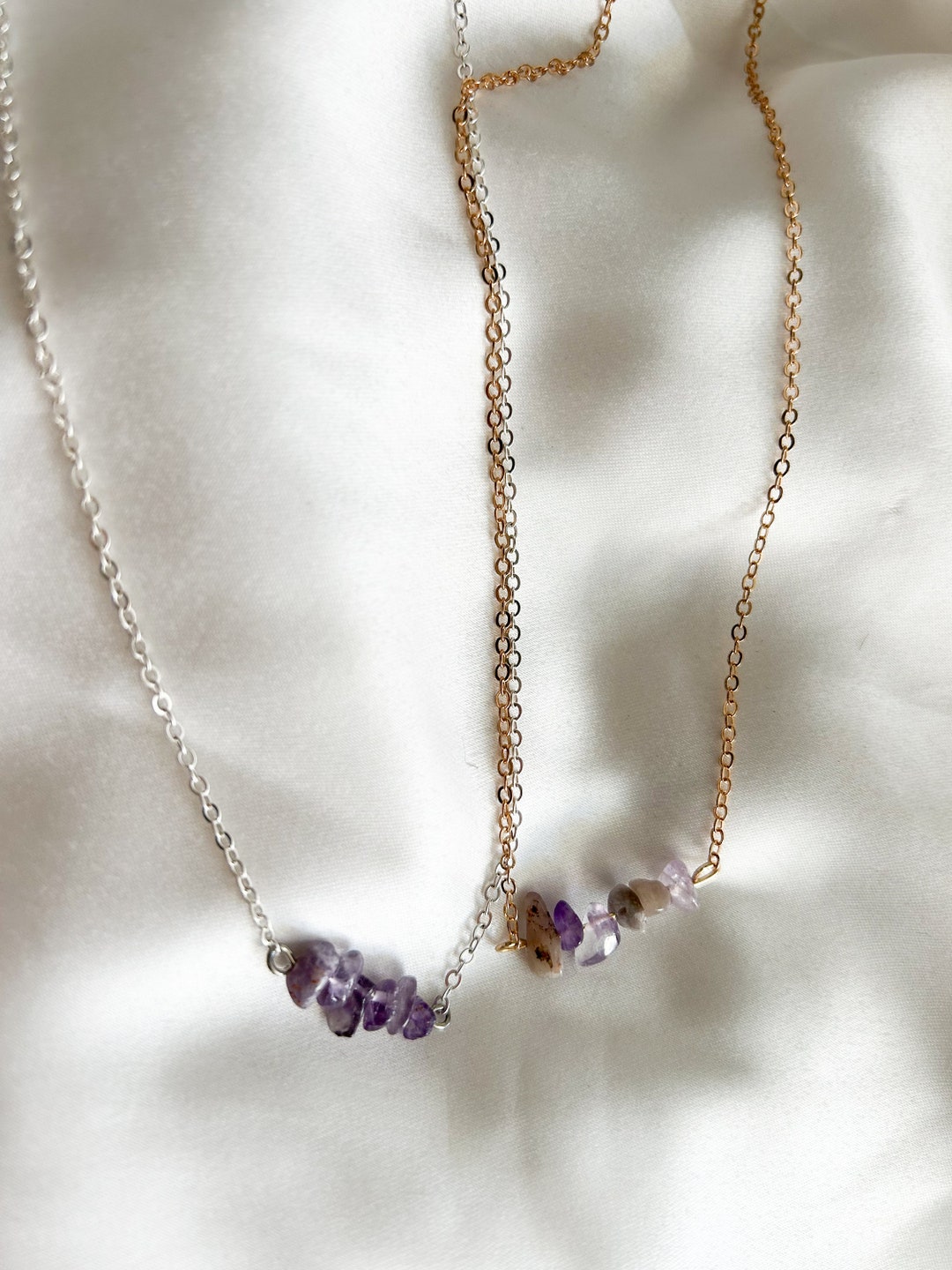 Amethyst Necklace - Etsy