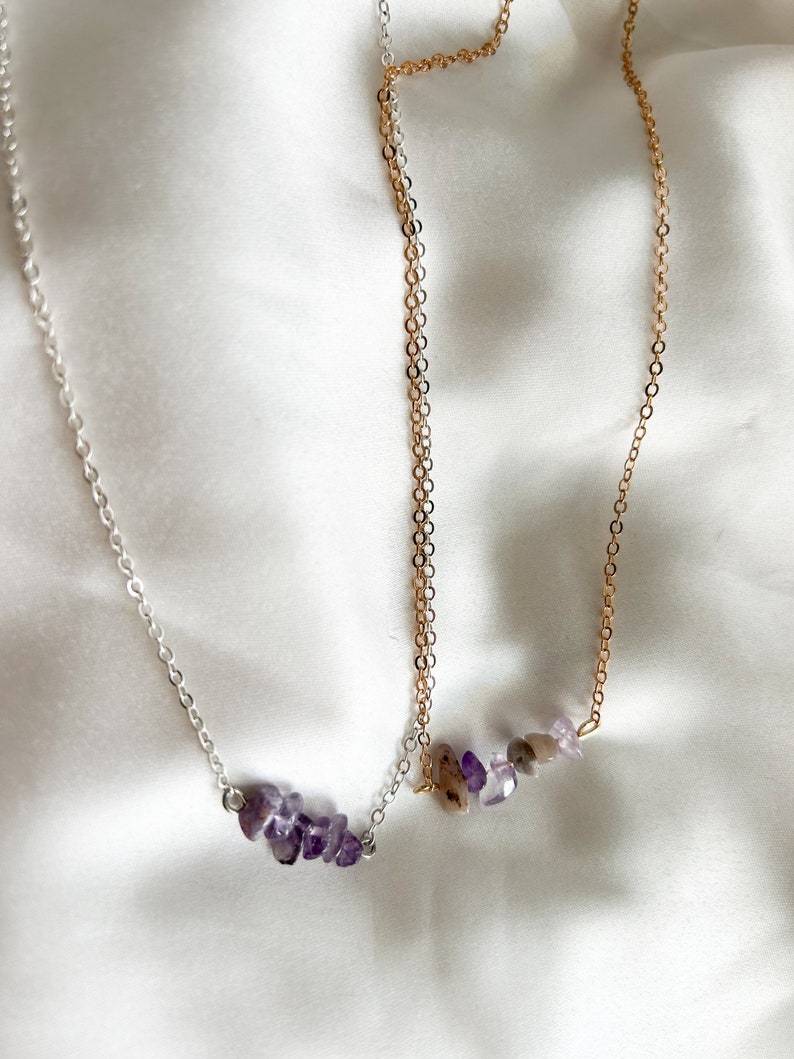 Amethyst Necklace Etsy