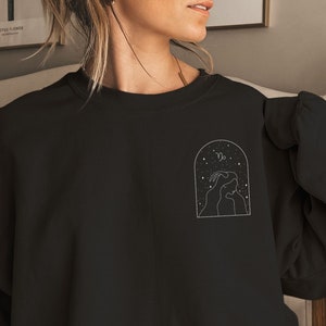 CAPRICORN CREWNECK, Capricorn Sweatshirt, Unisex Heavy Blend™ Crewneck Sweatshirt, Zodiac Sweatshirts, Women&#39;s Graphic Sweatshirts