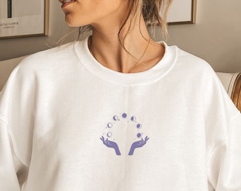 MYSTIC HALLOWEEN Sweatshirt, Unisex Heavy Blend ™ Crewneck Sweatshirt, Herbst Crewneck, Witchy Vibes, Halloween Geschenke, Graphic Crewneck