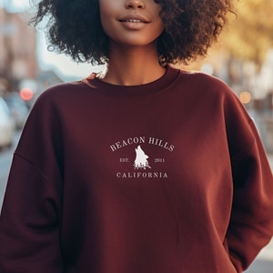 BEACON HILLS California,Unisex Heavy Blend Crewneck Sweatshirt,Beacon Hills Sweatshirt, Teen Wolf Shirts, TeenWolf Merch, Stiles Stilinski