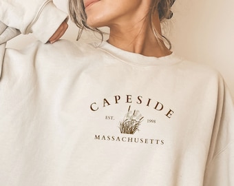 CAPESIDE マサチューセッツ クルーネック、ドーソンズ クリーク、ユニセックス ヘビー ブレンド™ クルーネック スウェットシャツ、ドーソンズ クリーク スウェットシャツ、ケープサイド クルーネック