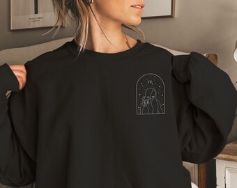 SCORPIO ZODIAC Crewneck, Unisex Heavy Blend™ Crewneck Sweatshirt, Zodiac Sign Sweatshirt, Scorpio Season, Zodiac Gifts