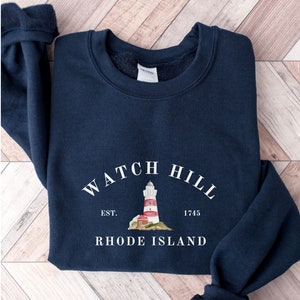 WATCH HILL Rhode Island, Watch Hill Crewneck, Unisex Heavy Blend™ Crewneck Sweatshirt, Rhode Island Sweatshirt, Nautical Aesthetic Shirts