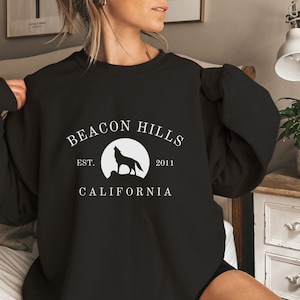 BEACON HILLS California, Unisex Heavy Blend™ Crewneck Sweatshirt, Beacon Hill Sweatshirt, Teen Wolf Merch, Stiles, Teen Wolf Inspired, Wolf
