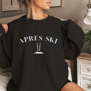 APRÈS SKI Sweatshirt, Unisex Heavy Blend, Skiing Crewneck, Winter Sweater, Snow Bunny, Ski Gear, Winter Sweatshirts, Skiing Gifts