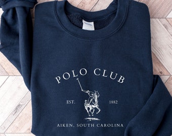 POLO CLUB Sweatshirt, Unisex Heavy Blend™ Crewneck Sweatshirt, South Carolina, Polo Sport Sweatshirt, Women's Crewnecks, Fall Sweatshirts