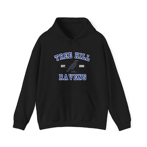 TREE HILL RAVENS-hoodie, uniseks Heavy Blend™-sweater met capuchon, One Tree Hill, Nathan Scott, 23, North Carolina, overige geschenken, Tree Hill-merchandise afbeelding 2