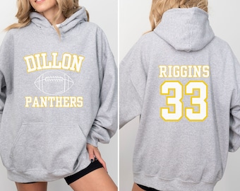 DILLON PANTHERS Unisex Hooded Sweatshirt, Friday Night Lights, Riggins 33, Panther Football Hoodie, Clear Eyes Full Hearts Cant Lose