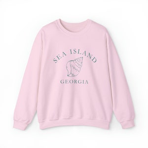 SEA ISLAND Georgia Sweatshirt, Unisex Heavy Blend™ Crewneck Sweatshirt, Women's Crewneck, Beach Vibe Sweatshirt, Nautical Sweatshirt image 5
