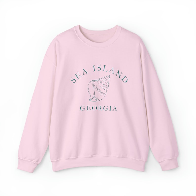 SEA ISLAND Georgia Sweatshirt, Unisex Heavy Blend™ Crewneck Sweatshirt, Women's Crewneck, Beach Vibe Sweatshirt, Nautical Sweatshirt image 5