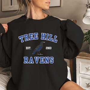 TREE HILL Ravens, OTH, Tree Hill Athletics, Unisex Heavy Blend™ Crewneck Sweatshirt, Graphic Sweatshirt, Tree Hill Sweatshirt, Oth Gifts