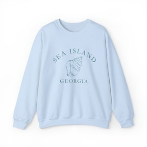 SEA ISLAND Georgia Sweatshirt, Unisex Heavy Blend™ Crewneck Sweatshirt, Women's Crewneck, Beach Vibe Sweatshirt, Nautical Sweatshirt image 7