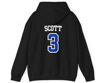 Felpa con cappuccio TREE HILL RAVENS, felpa con cappuccio unisex Heavy Blend™, One Tree Hill, Nathan Scott, 23 anni, Carolina del Nord, Oth Gifts, Tree Hill Merch
