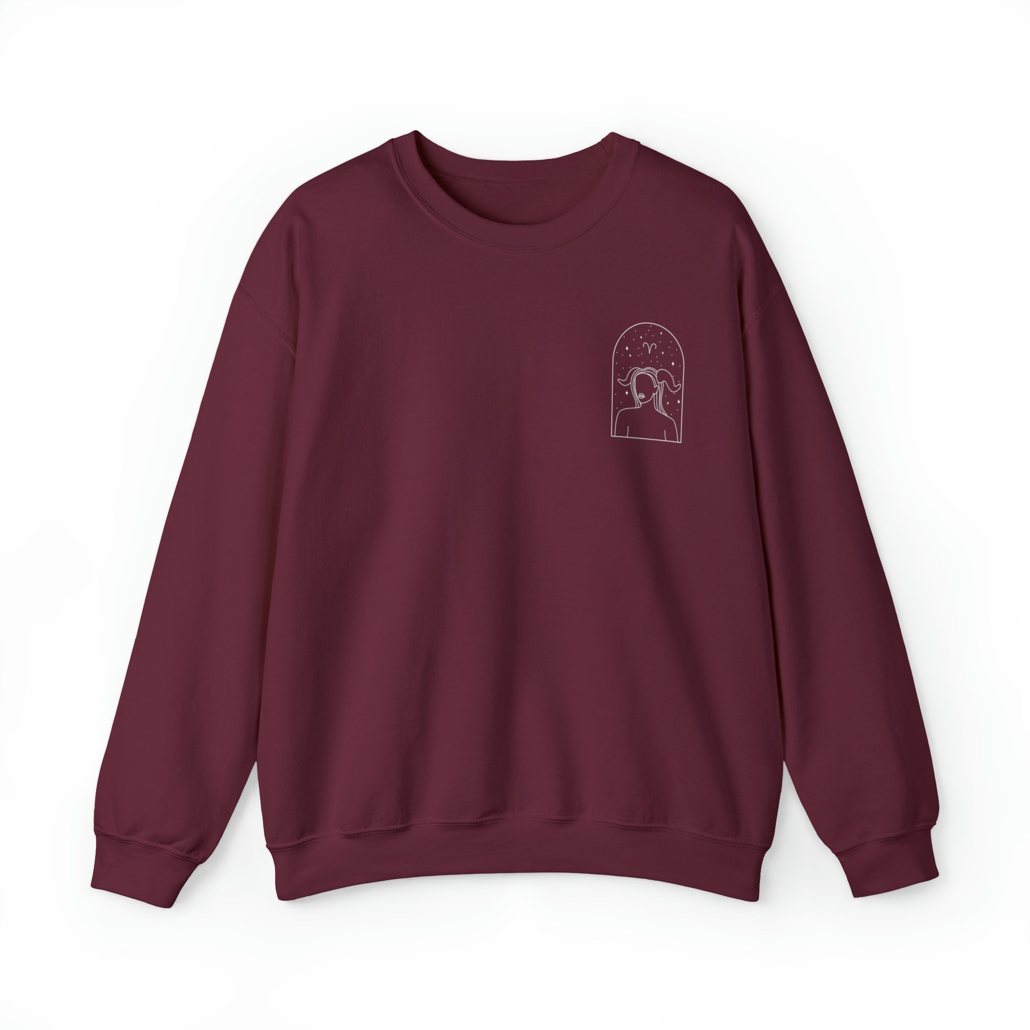 ARIES CREWNECK, Aries Sweatshirts, Unisex Heavy Blend ARIES CREWNECK, Aries Sweatshirts, Unisex Heavy Blend