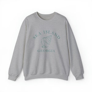 SEA ISLAND Georgia Sweatshirt, Unisex Heavy Blend™ Crewneck Sweatshirt, Women's Crewneck, Beach Vibe Sweatshirt, Nautical Sweatshirt image 9
