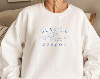 Oregon, Gildan Unisex Heavy Blend™ Crewneck Sweatshirt, Nautical, Ocean, Sea Side, Coastal Vibes, Crewneck