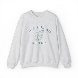 SEA ISLAND Georgia Sweatshirt, Unisex Heavy Blend™ Crewneck Sweatshirt, Women's Crewneck, Beach Vibe Sweatshirt, Nautical Sweatshirt image 6