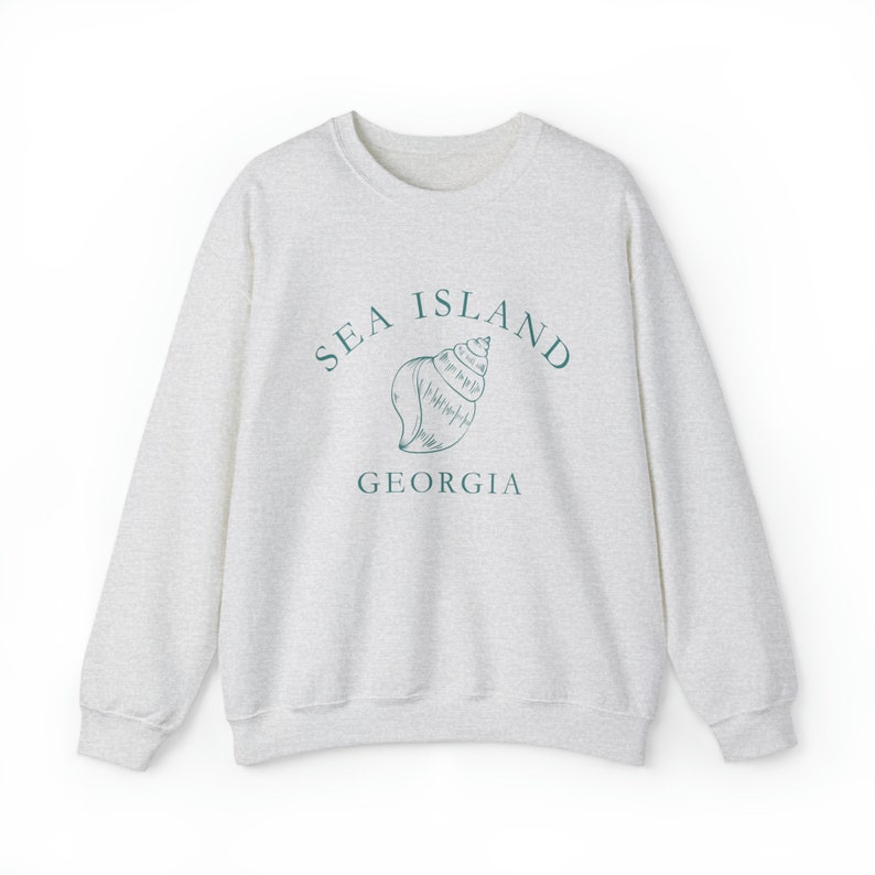SEA ISLAND Georgia Sweatshirt, Unisex Heavy Blend™ Crewneck Sweatshirt, Women's Crewneck, Beach Vibe Sweatshirt, Nautical Sweatshirt image 6