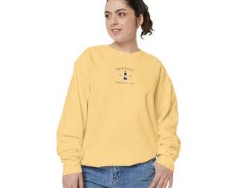 NEWPORT RHODE ISLAND, Comfort Colors 1566, Unisex Garment-Dyed Sweatshirt, Bachelorette, Nautical, Womens Crewnecks