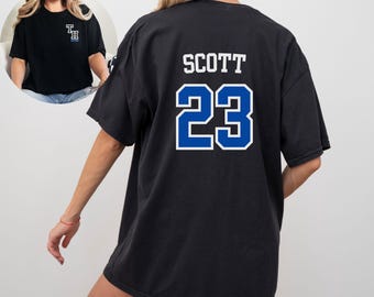 TREE HILL RAVENS Unisex Garment-Dyed T-shirt, Scott 23, One tree Hill Merch, Nathan Scott, Ravens Jerseys, Tree Hill North Carolina