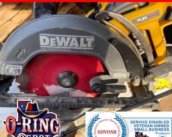O-Ring Depot Bloc de protection du déflecteur d'orifice de poussière pour scie DeWalt FlexVolt DCS577 - V3