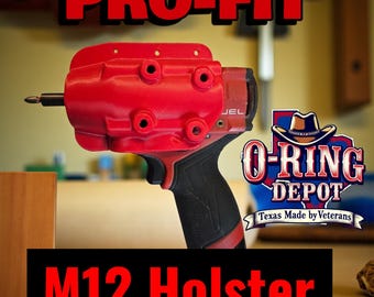 O-Ring Depot Pro Fit Holster pour tournevis Milwaukee M12 1/4" (modèle 2401-20)