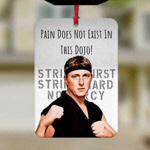 Cobra Kai Air Freshener, Johnny Lawrence Car Freshener, Karate Kid Car Freshie, Cobra Kai Gift, Funny Car Air Freshener
