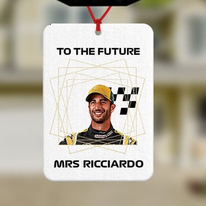 Daniel Ricciardo Fan, Daniel Ricciardo Air Freshener, Car Freshener, Car Freshie, F1 Gifts, F1 Merch, Formula 1 Gift, Motorsport