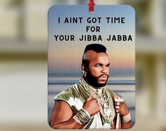 Mr T bilfräschare, BA Baracus luftfräschare, The A Team bilfräschare, luftfräschare för bil, rolig bilfräschare, rolig billuftfräschare