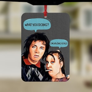 Kathy Burke Car Freshener, Wayne et Waynetta Car Air Freshener, Harry Enfield Car Freshie, Funny Car Air Freshener