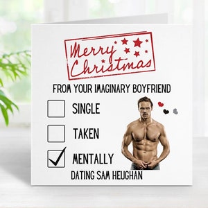 Sam Heughan Weihnachtskarte, Jamie Fraser Weihnachtskarte, Outlander Weihnachtskarte, Lustige Weihnachtskarte