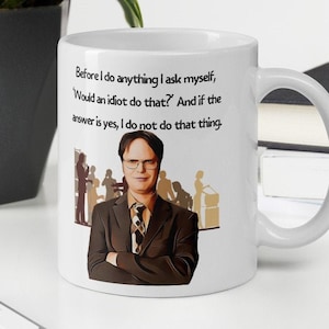 Dwight Schrute Mug, The Office TV Show, The Office Mug, Dwight Schrute Cup, The Office Show Gifts, Dwight Schrute Gift, Mothers Day Gifts