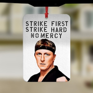 Cobra Kai Car Freshener, Johnny Lawrence Car Air Freshener, Karate Kid Car Freshie, Funny Car Air Freshener image 1