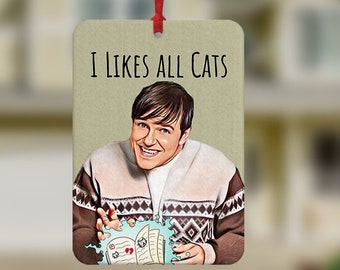 Derek Air Freshener, Ricky Gervais Car Freshener, Car Freshie, Car Charm, Funny Air Freshener, Ricky Gervais Gift