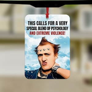 The Young Ones Car Freshener, Ade Edmondson Air Freshener, Vyvyan Car Freshie, Air Freshener Car, Funny Car Air Freshener