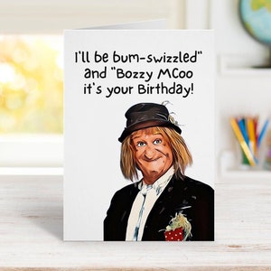 Worzel Gummidge Geburtstagskarte, beste Freundin Geschenk, beste Geschenke für sie, Geburtstagskarte, lustige Geburtstagskarte, alles Gute zum Geburtstagkarte, lustiges Geschenk Papa