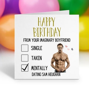Carte d’anniversaire Sam Heughan, carte Jamie Fraser Bday, carte d’anniversaire Outlander, carte de joyeux anniversaire